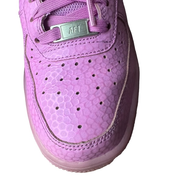 Nike Womens Air Force 1 Fuschia Glow Sneakers Size 7.5 - Picture 7 of 7